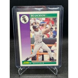 1992 Score Bo Jackson Chicago White Sox Baseball Card #361 NM-MT